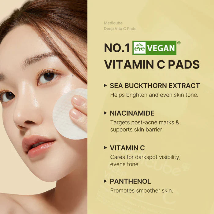 Medicube Deep Vita C Facial Pads - 70 Pads