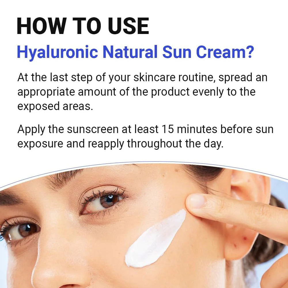 Isntree - Hyaluronic Acid Natural Sun Cream SPF50+ PA++++ 50ml