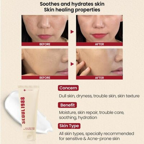 KSECRET SEOUL 1988 Cream : Snail Mucin 93% + Rice 100ml