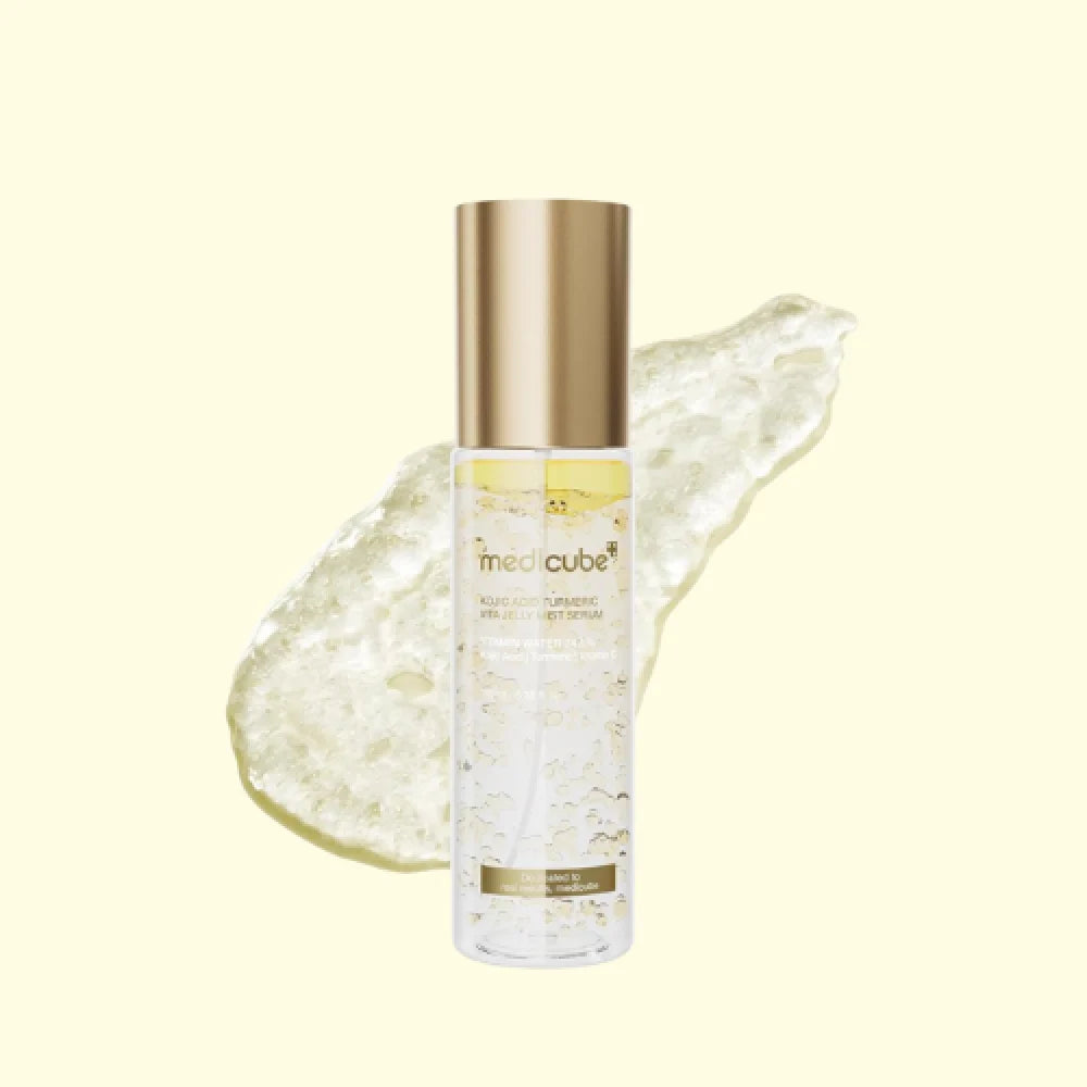 Medicube Kojic Acid Turmeric Vitamin Gold Jelly Mist Serum 100ml bottle
