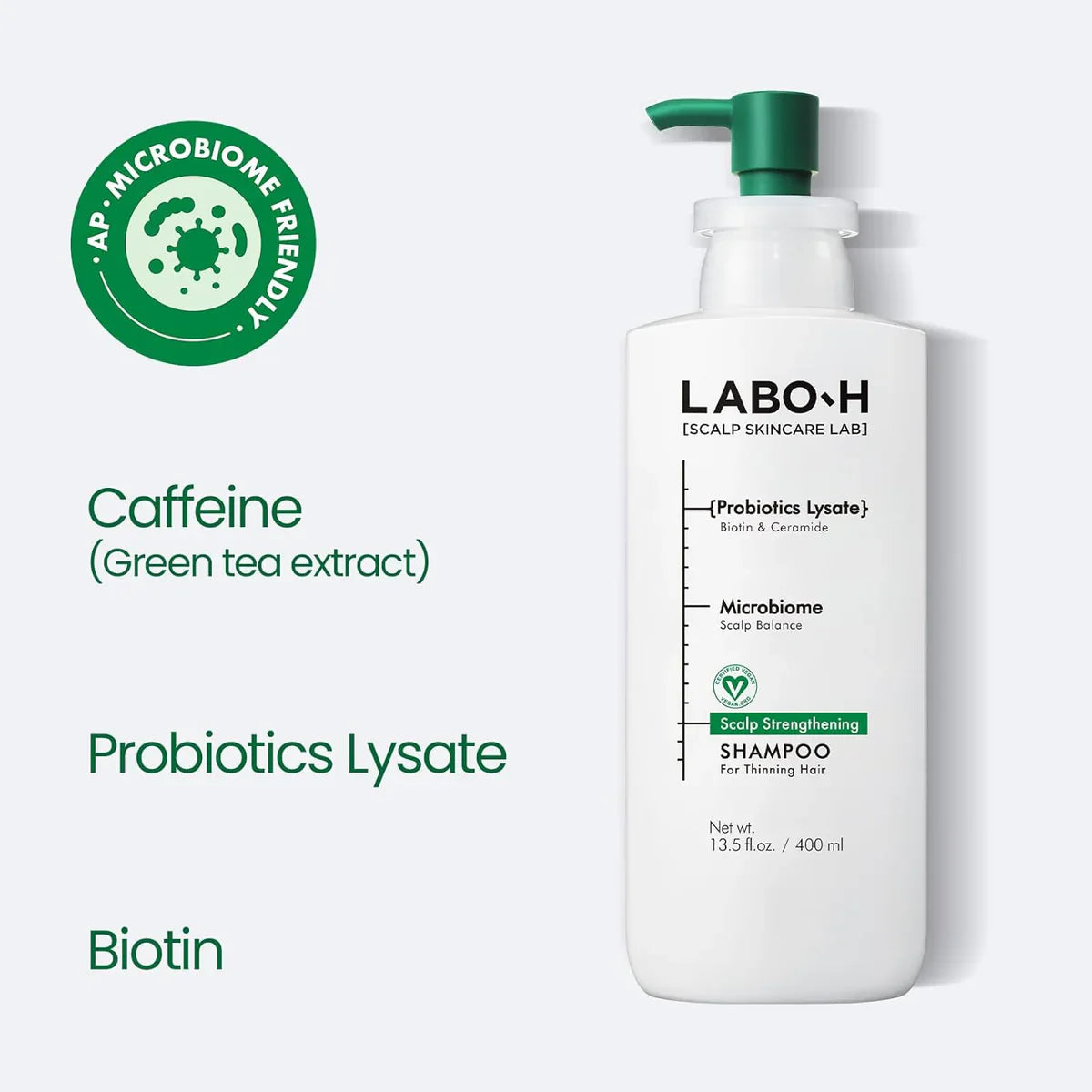 LABO-H Probiotics Hair Loss Care Shampoo Set(750ml+100ml)