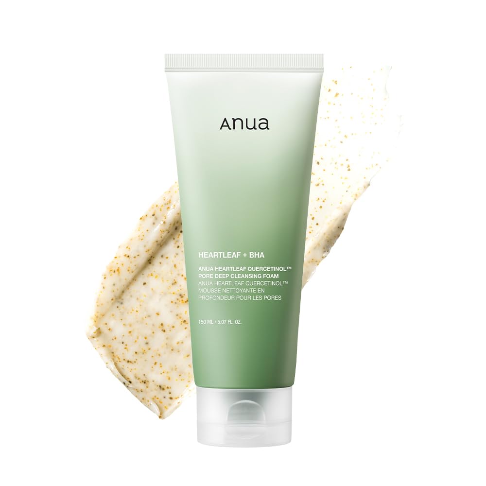 Anua Heartleaf Quercetinol Pore Deep Cleansing Foam 150ml – Korean Skincare for Oily and Combination Skin – Free Delivery in Pakistan