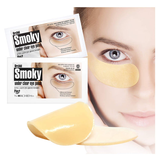 "The Orchid Skin Smoky Under Clear Eye Patch 10pcs Dark Circles Puffiness Hydrating Eye Care Kobliss Pakistan"