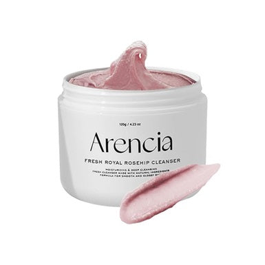 Arencia Fresh Royal Rosehip Cleanser 120g – Hydrating and brightening Korean face cleanser with rosehip oil for glowing skin in Pakistan