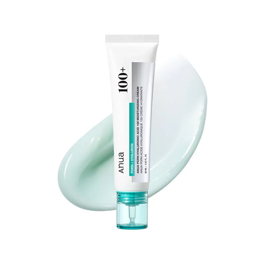 Anua PDRN Hyaluronic Acid 100 Moisturizing Cream 60ml original Korean moisturizer for dry, dehydrated and sensitive skin in Pakistan