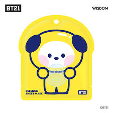 BT21 Minini CHIMMY Essence Sheet Mask available in Pakistan – nourishing and hydrating Korean skincare product.