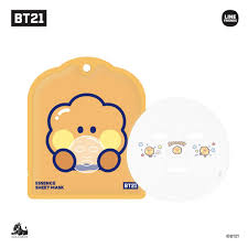 BT21 Minini SHOOKY Essence Sheet Mask available in Pakistan – nourishing and hydrating Korean skincare product.