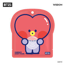 BT21 Minini TATA Essence Sheet Mask available in Pakistan – nourishing and hydrating Korean skincare product.