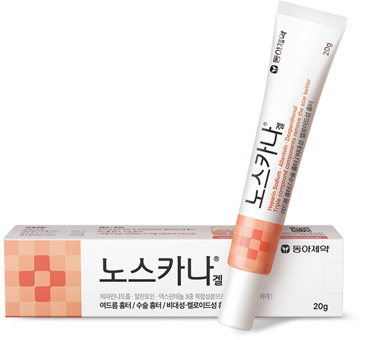 "Dong-A Pharm Noscarna Gel 20g – Korean scar treatment gel for acne scars, surgical scars, keloids, burns & stretch marks in Pakistan"