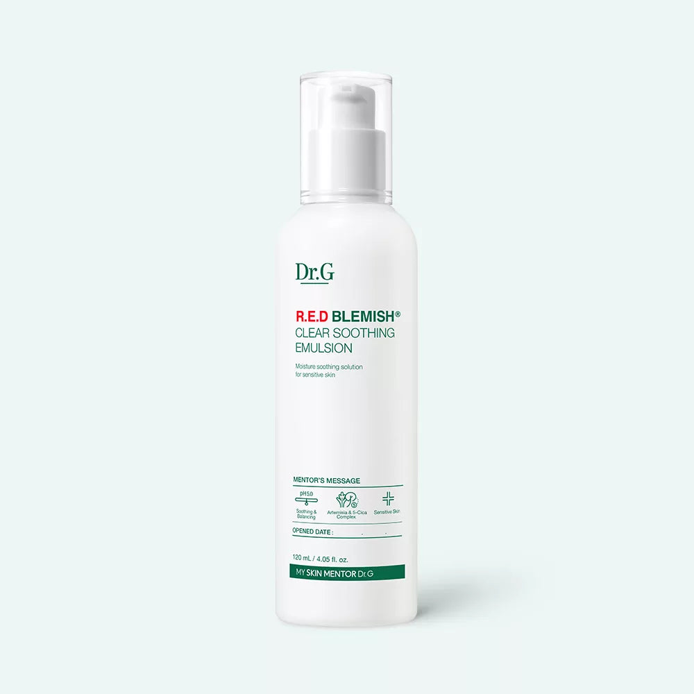 Dr.G R.E.D Blemish Clear Soothing Emulsion 120ml original Korean moisturizer for sensitive, acne-prone and redness-prone skin in Pakistan