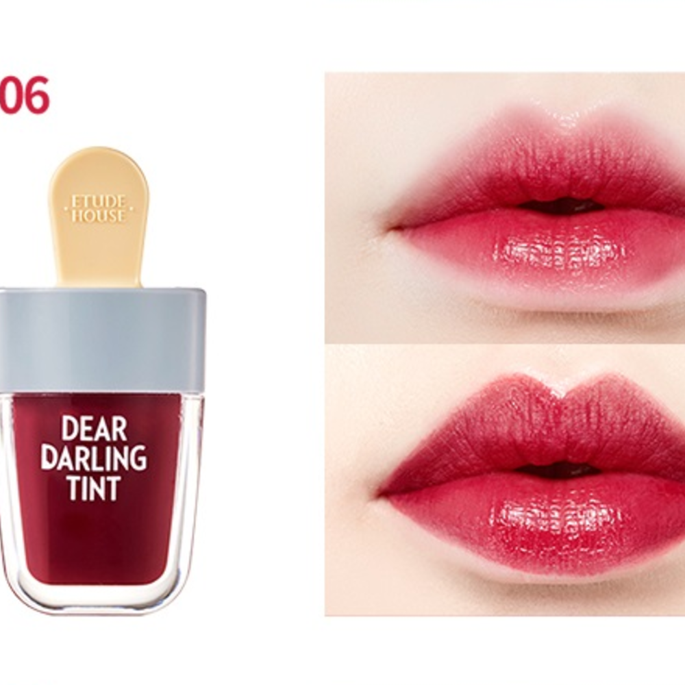 Etude - Dear Darling Water Gel Tint Ice Cream RD 306 (Deep Red)