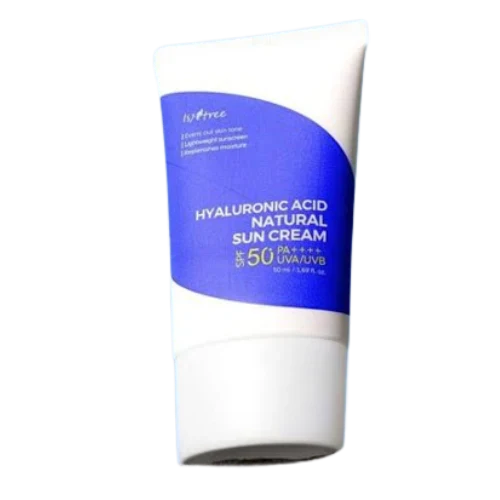 Isntree Hyaluronic Acid Natural Sun Cream SPF50+ PA++++ 50ml – Korean sunscreen for sensitive skin in Pakistan.