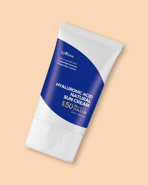 Isntree - Hyaluronic Acid Natural Sun Cream SPF50+ PA++++ 50ml