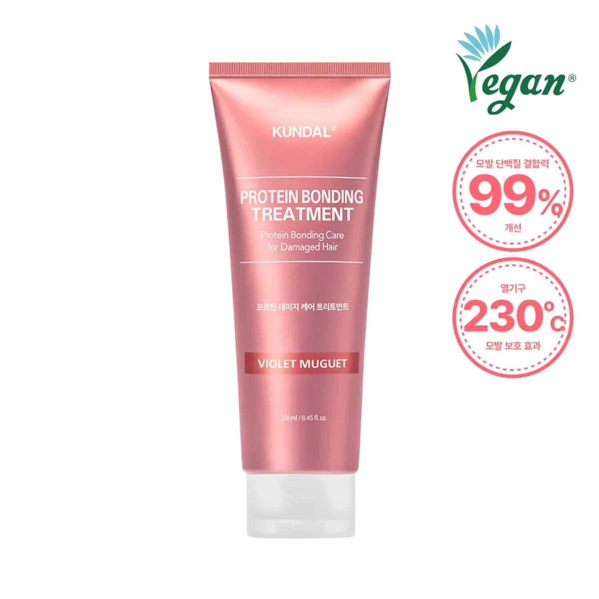 Kundal Protein Bonding Treatment Violet Muguet 250ml