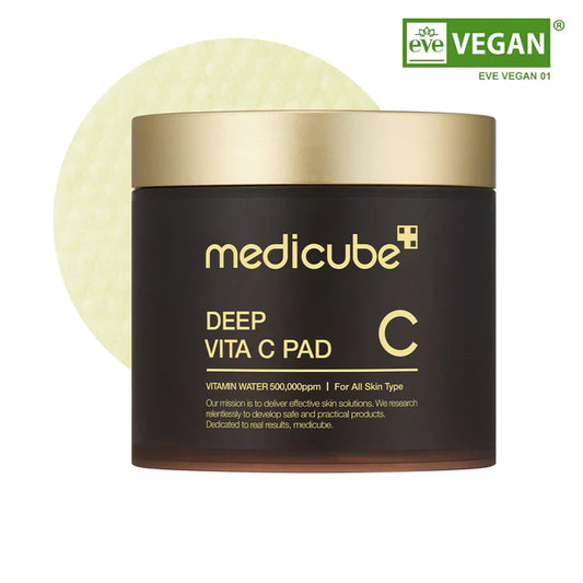 Medicube Deep Vita C Facial Pads - 70 Pads – Brightening exfoliating pads with Vitamin C for glowing skin in Pakistan.