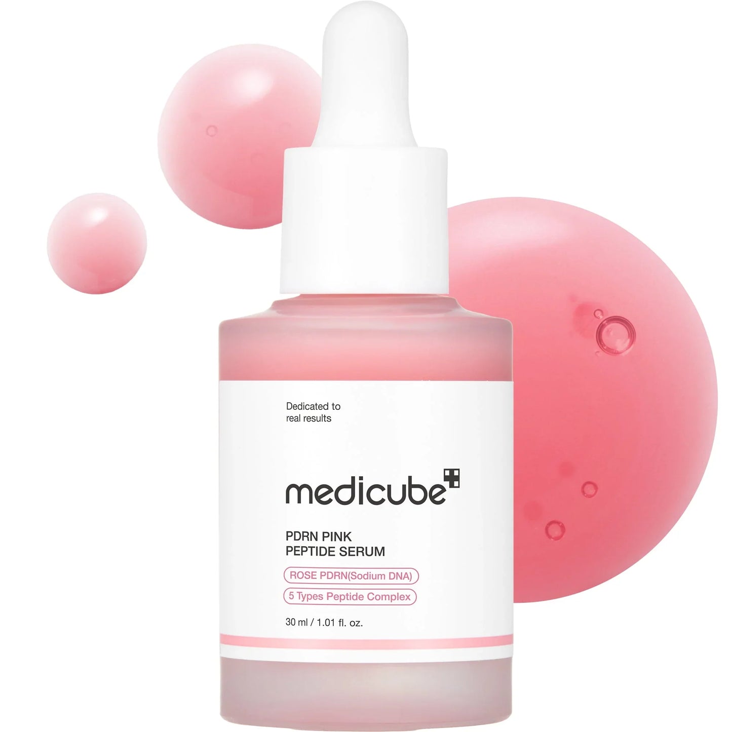 Medicube PDRN Pink Peptide Serum 30ml – Anti-aging Korean serum for firm and glowing skin in Pakistan.