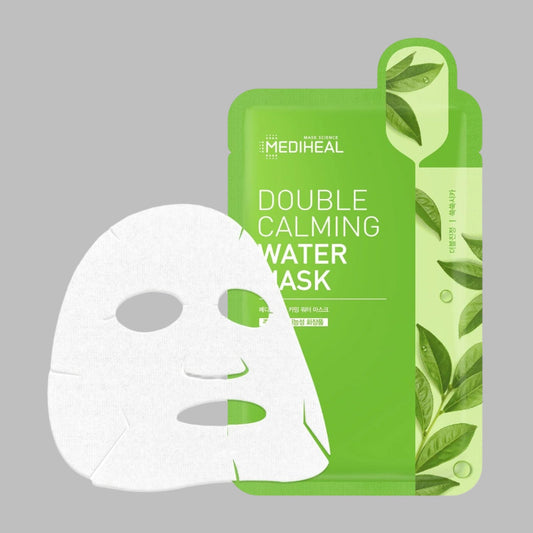 MEDIHEAL Double Calming Water Mask 25ml in Pakistan - Hydrating and Soothing Sheet Mask for Sensitive Skin with Centella Asiatica and Chamomile Extract