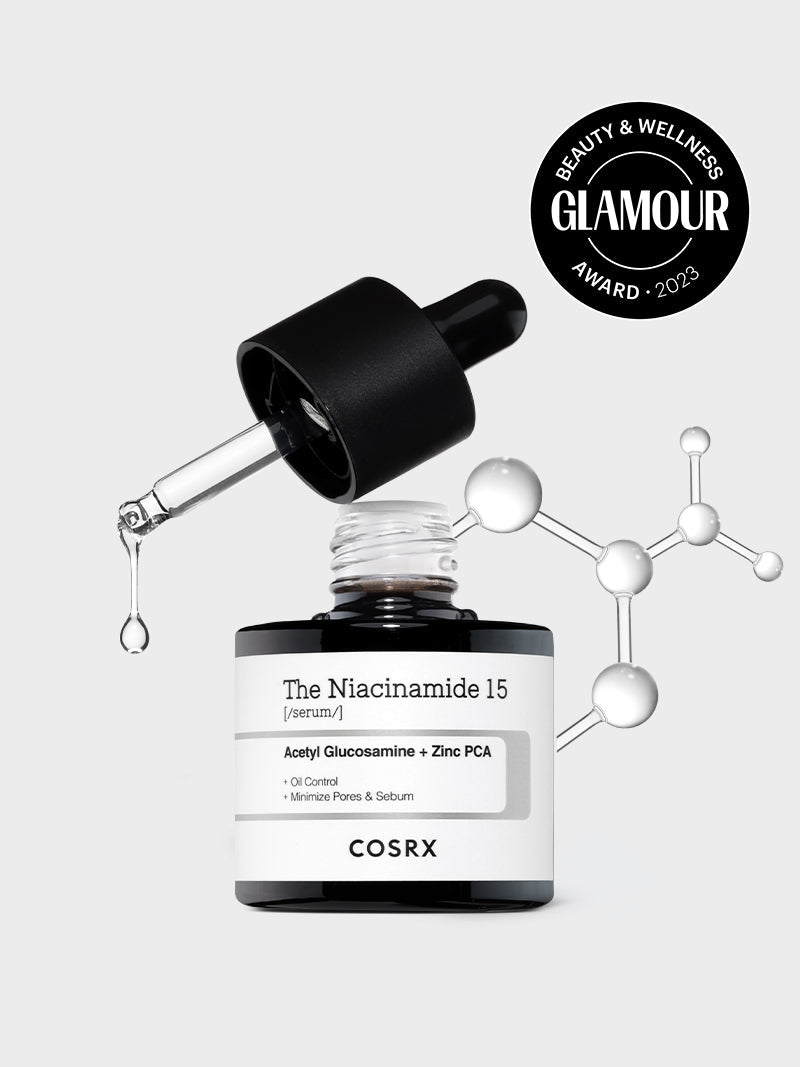 COSRX The Niacinamide 15 Serum 20ml - Korean skincare serum for brightening, anti-acne, and pore minimizing, available in Pakistan.