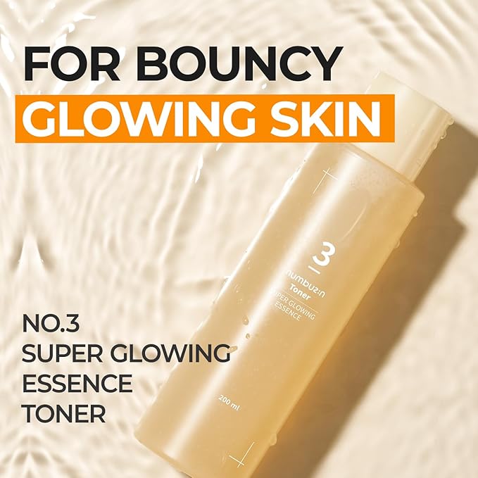 Numbuzin No.3 Super Glowing Essence Toner 200ml