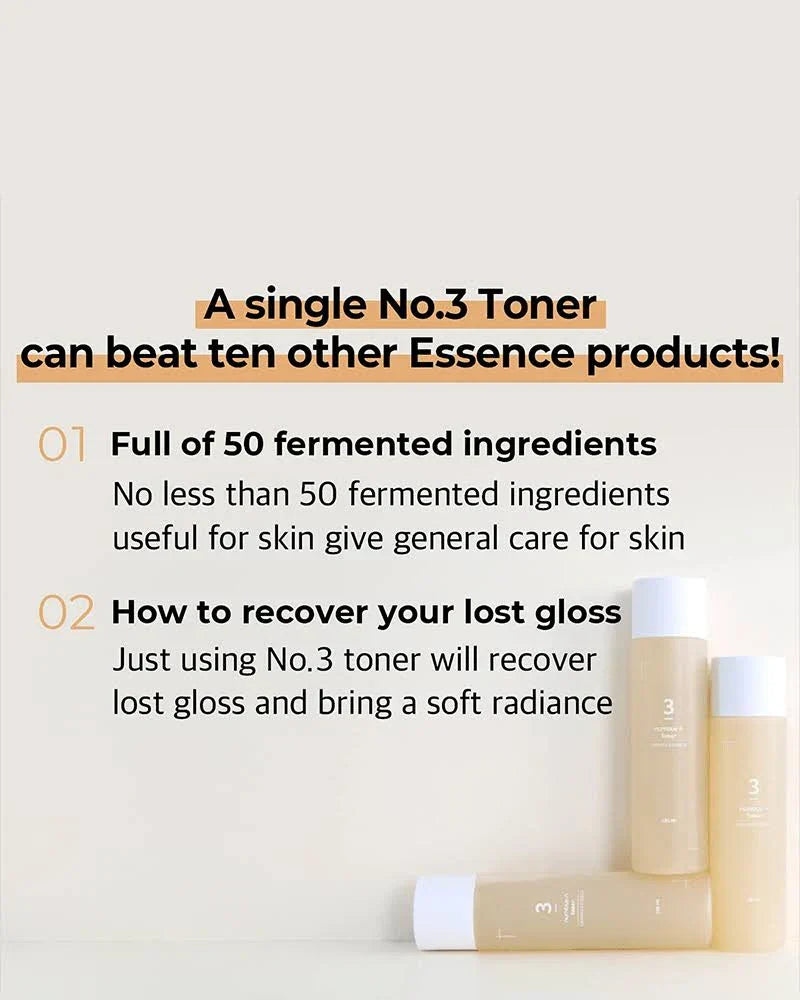 Numbuzin No.3 Super Glowing Essence Toner 200ml