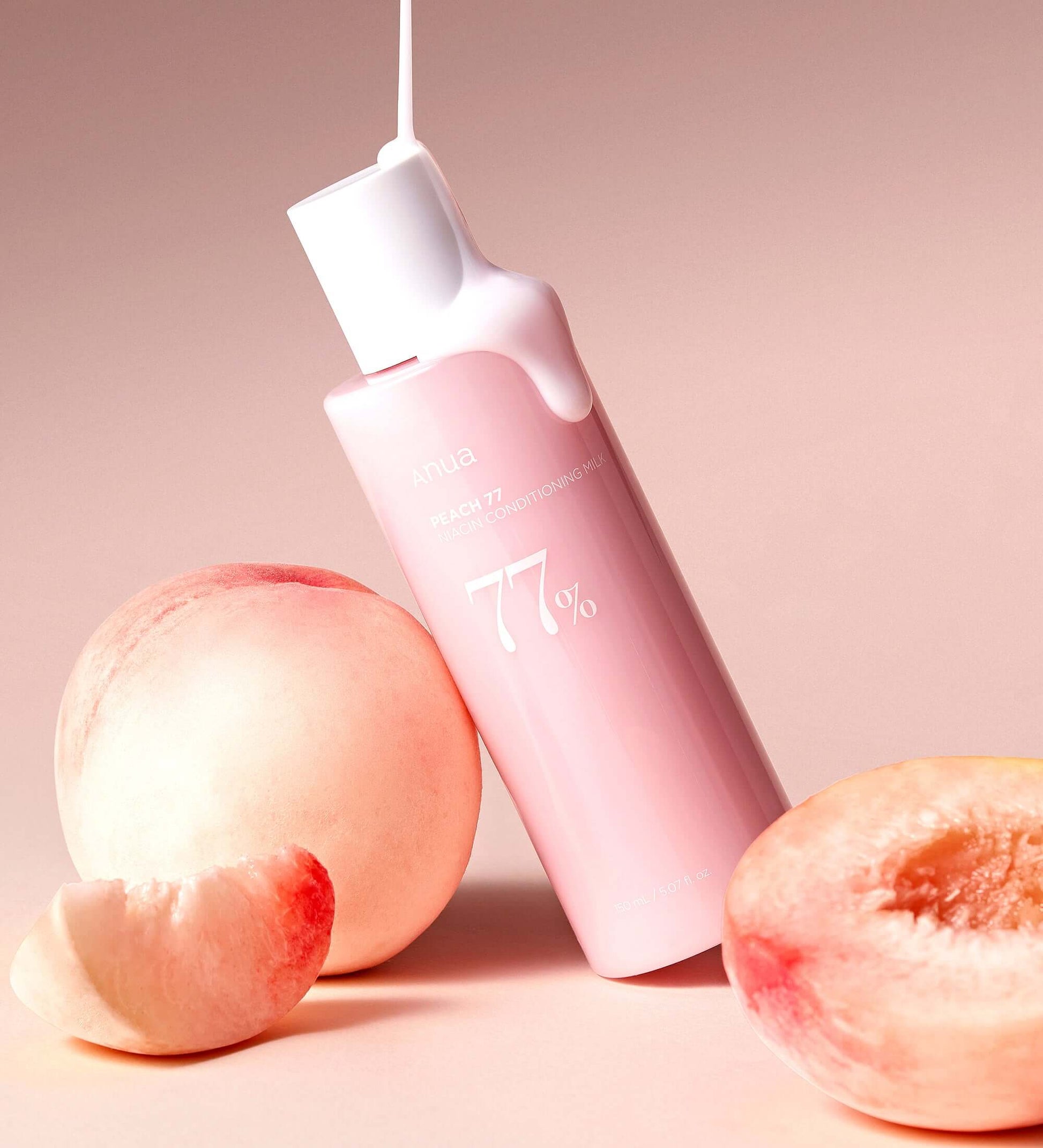 Buy Anua Peach 77 Niacin Conditioning Milk 150ml in Pakistan – Hydrating and brightening milk toner – Korean skincare at Kobliss.pk
