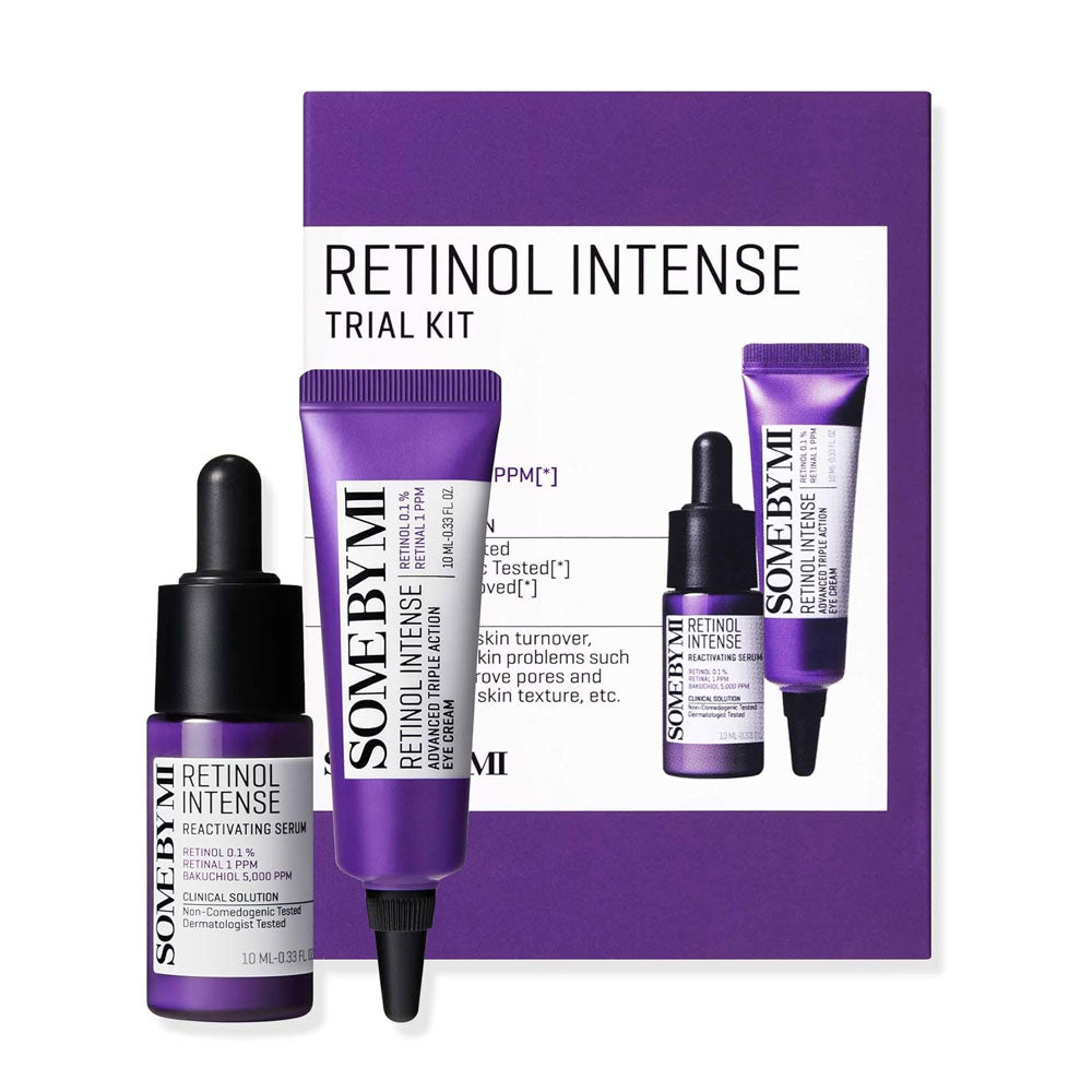 Some By Mi Retinol Intense Eye Cream and Serum 2Pcs Trial Kit – Anti-aging Korean skincare for fine lines and dark circles in Pakistan