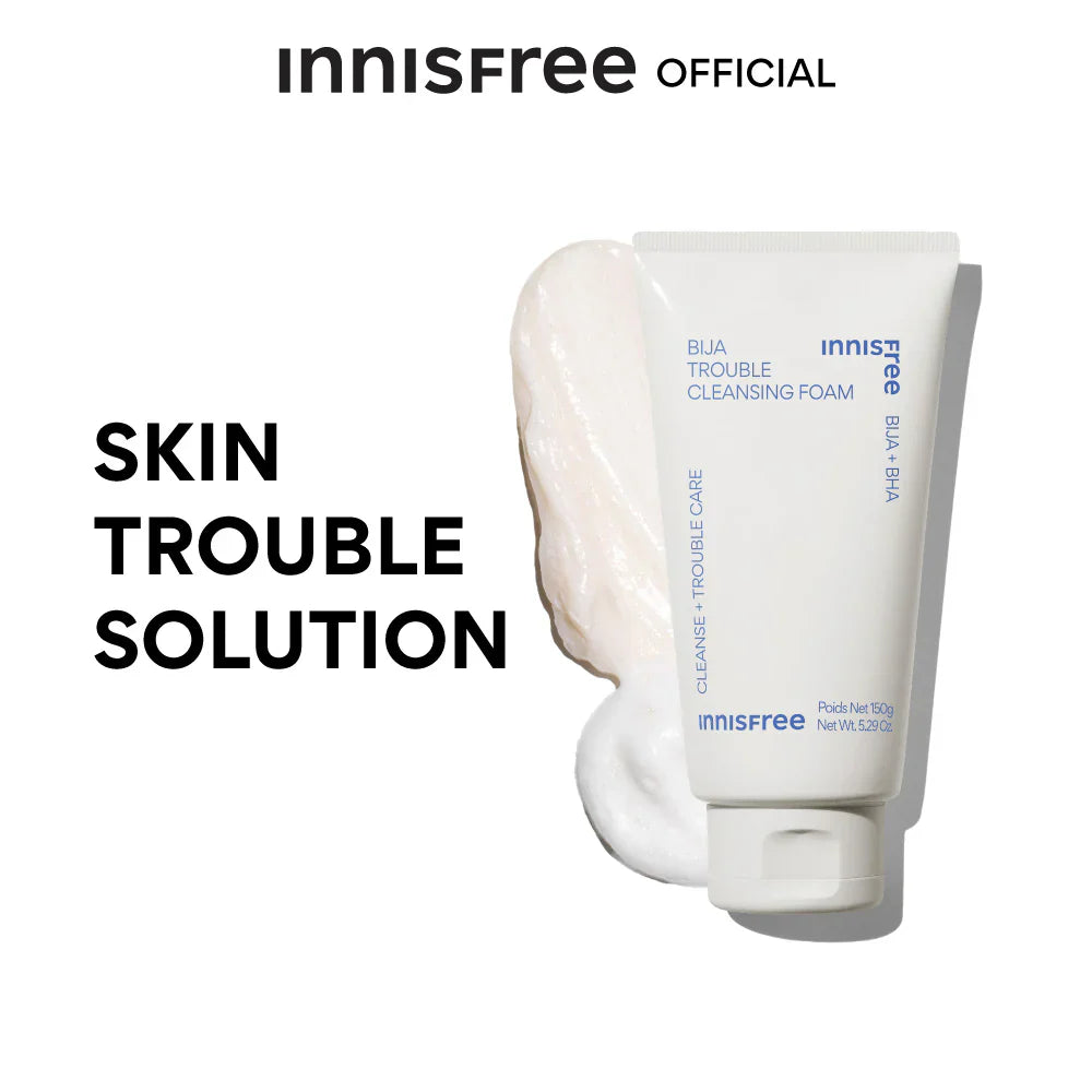 Shop Now! Innisfree Bija Trouble Cleansing Foam 150ml to Experience a purifying and refreshing facial cleanser with Innisfree. Now available in Pakistan.