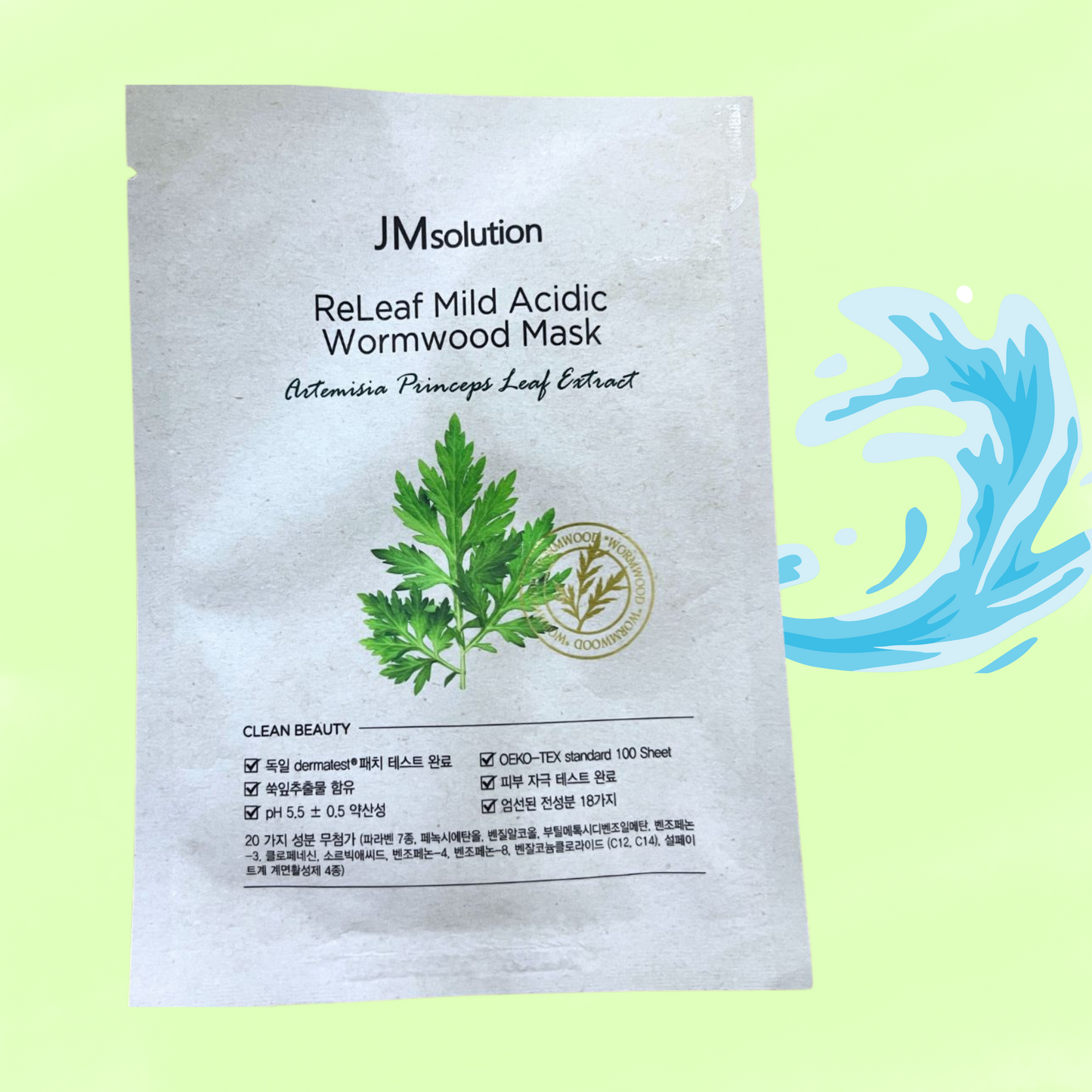 JM Solution Relief Mildly Acidic Mugwort Mask