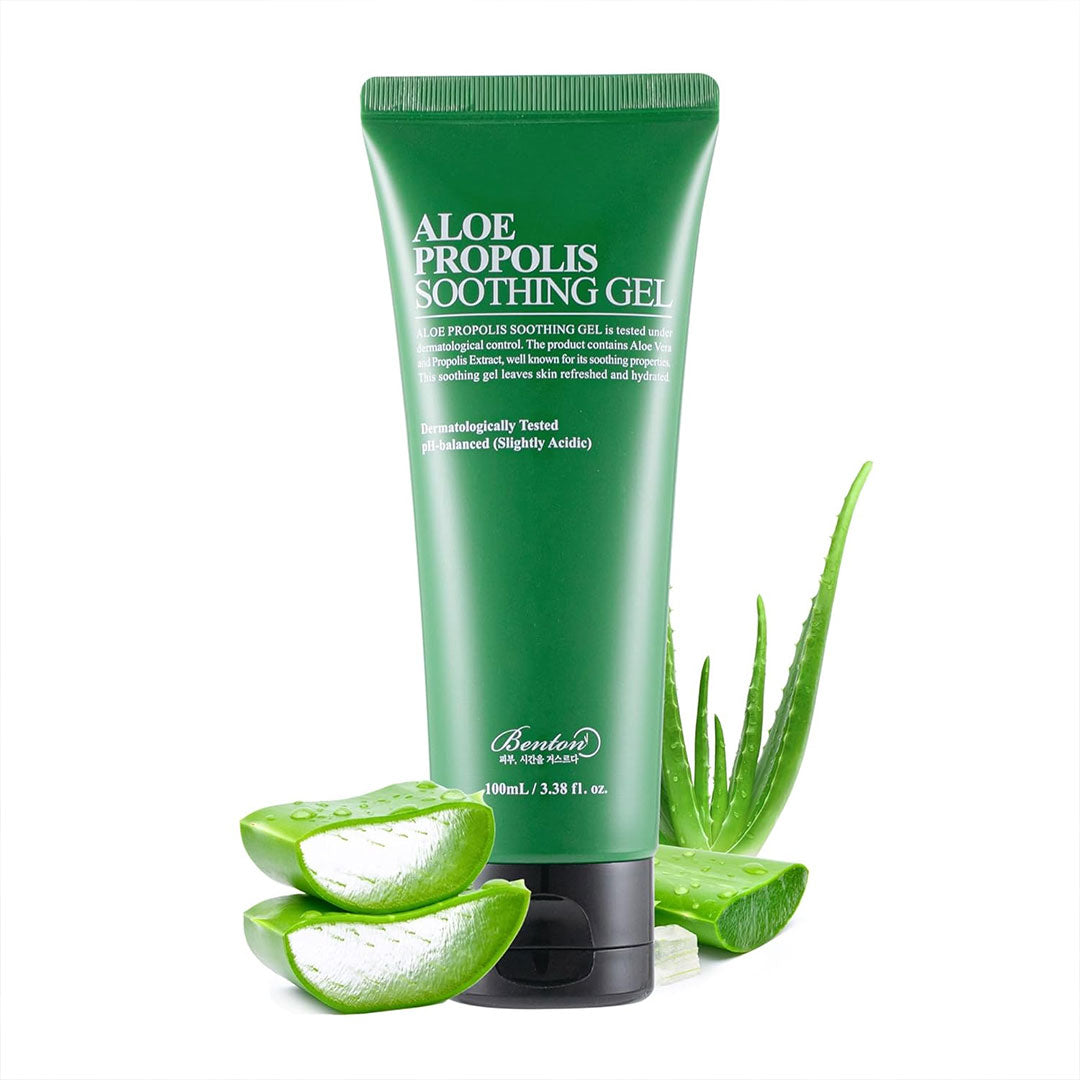 Benton Aloe Propolis Soothing Gel 100ml - Hydrating and soothing gel for sensitive skin, enriched with aloe and propolis extract - Available in Pakistan at Kobliss