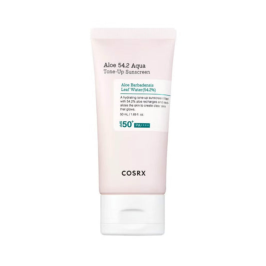 "COSRX Aloe 54.2 Aqua Tone-Up Sunscreen 50ml price in Pakistan – Korean brightening tone-up sunscreen – Kobliss"