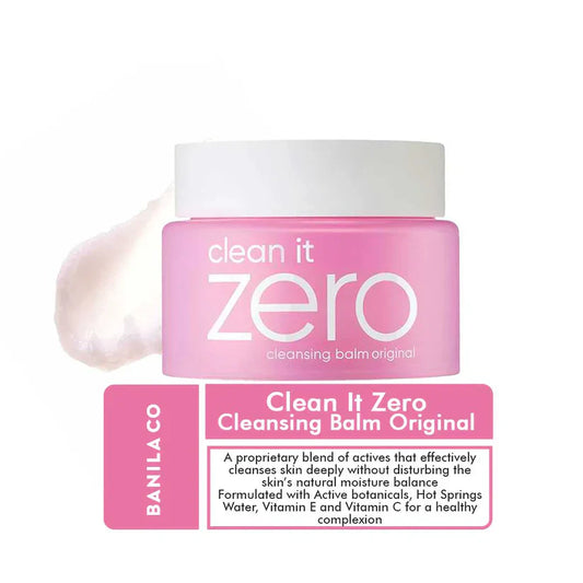 Banila Co Clean It Zero Cleansing Balm Original 25ml - Korean Skincare Cleanser available in Pakistan, removes makeup and impurities, hydrating formula.