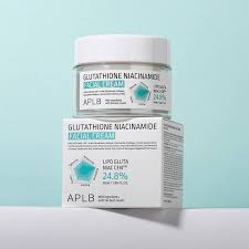 APLB Glutathione Niacinamide Facial Cream 55ml – Brightening and hydrating Korean moisturizer for glowing skin in Pakistan. Ideal for reducing dark spots and improving skin tone. Shop at Kobliss.