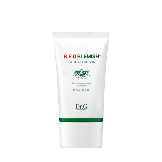 Dr.G Red Blemish Soothing Up Sun 50ml - Korean Sunscreen for Sensitive and Acne-Prone Skin - SPF50+ PA++++ - Available in Pakistan.