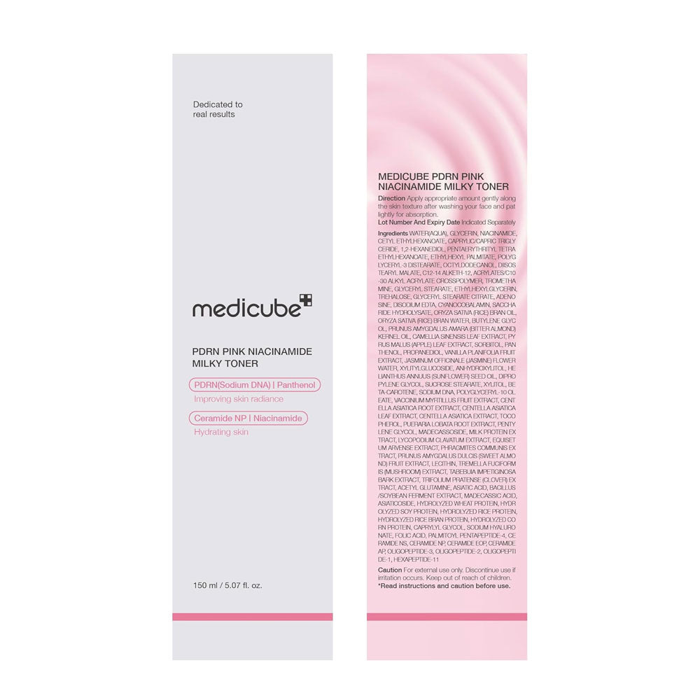 Medicube PDRN Pink Niacinamide Milky Toner 150ml