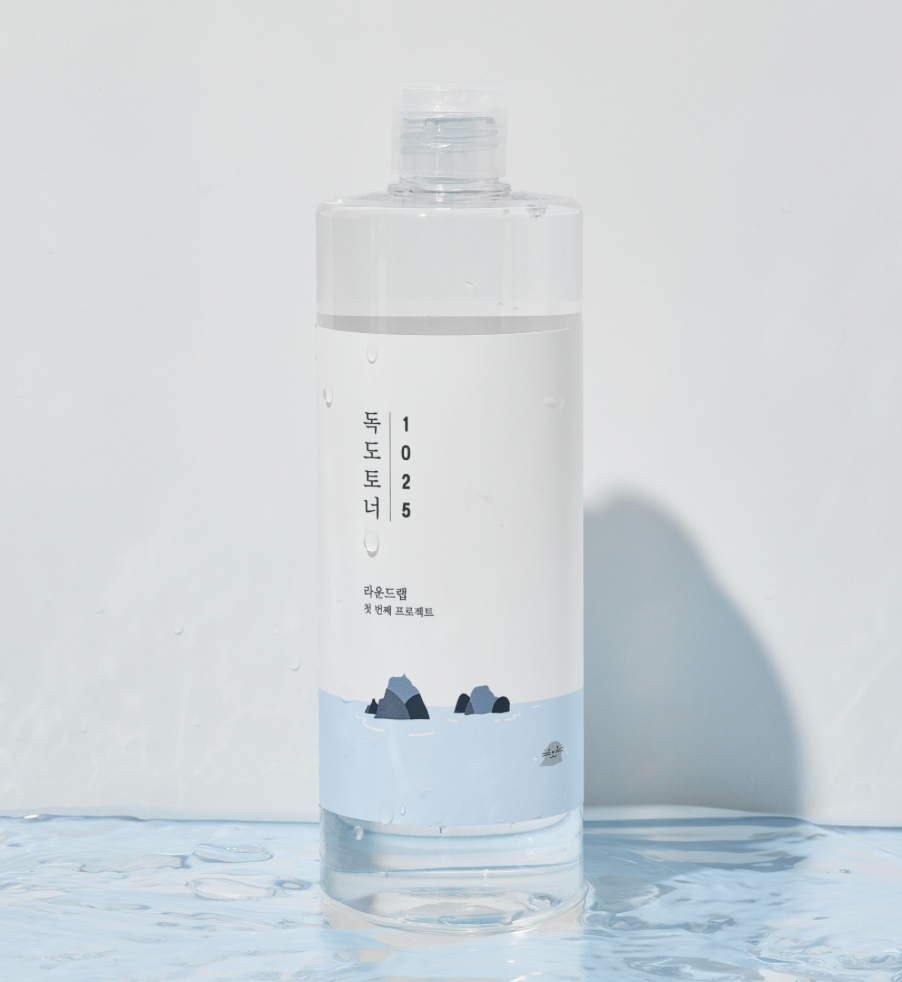 Round Lab 1025 Dokdo Toner 350ml – Hydrating & Exfoliating Korean Skincare Toner for Smooth and Glowing Skin