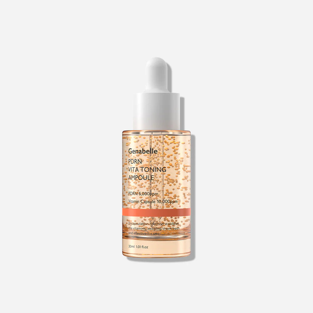 Genabelle PDRN Vita Toning Ampoule 30ml original Korean brightening serum with PDRN, niacinamide and vitamins for glowing skin in Pakistan