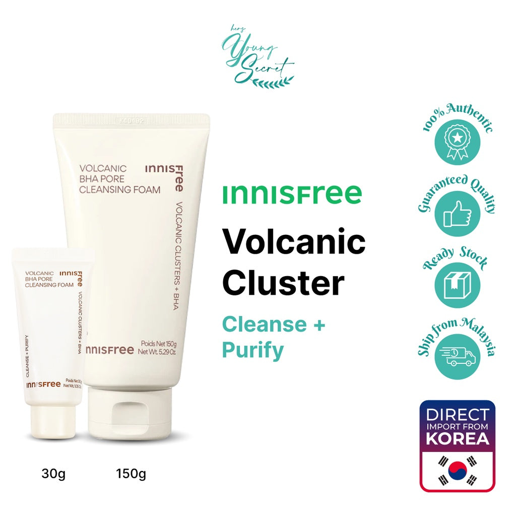 Innisfree – Jeju Volcanic Pore BHA Cleansing Foam 150ml