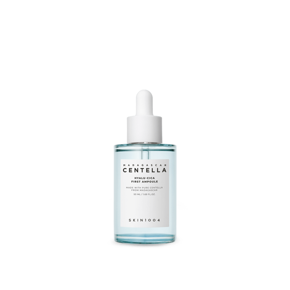 Skin1004 Madagascar Centella Hyalu-Cica First Ampoule 100ml – Hydrating and soothing serum for sensitive skin in Pakistan.