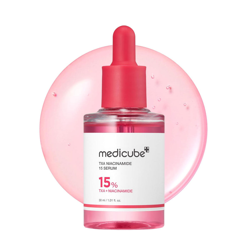"Medicube TXA Niacinamide 15 Serum 30ml – Brightening serum with Niacinamide and Tranexamic Acid for dark spots & pigmentation | Kobliss Pakistan"