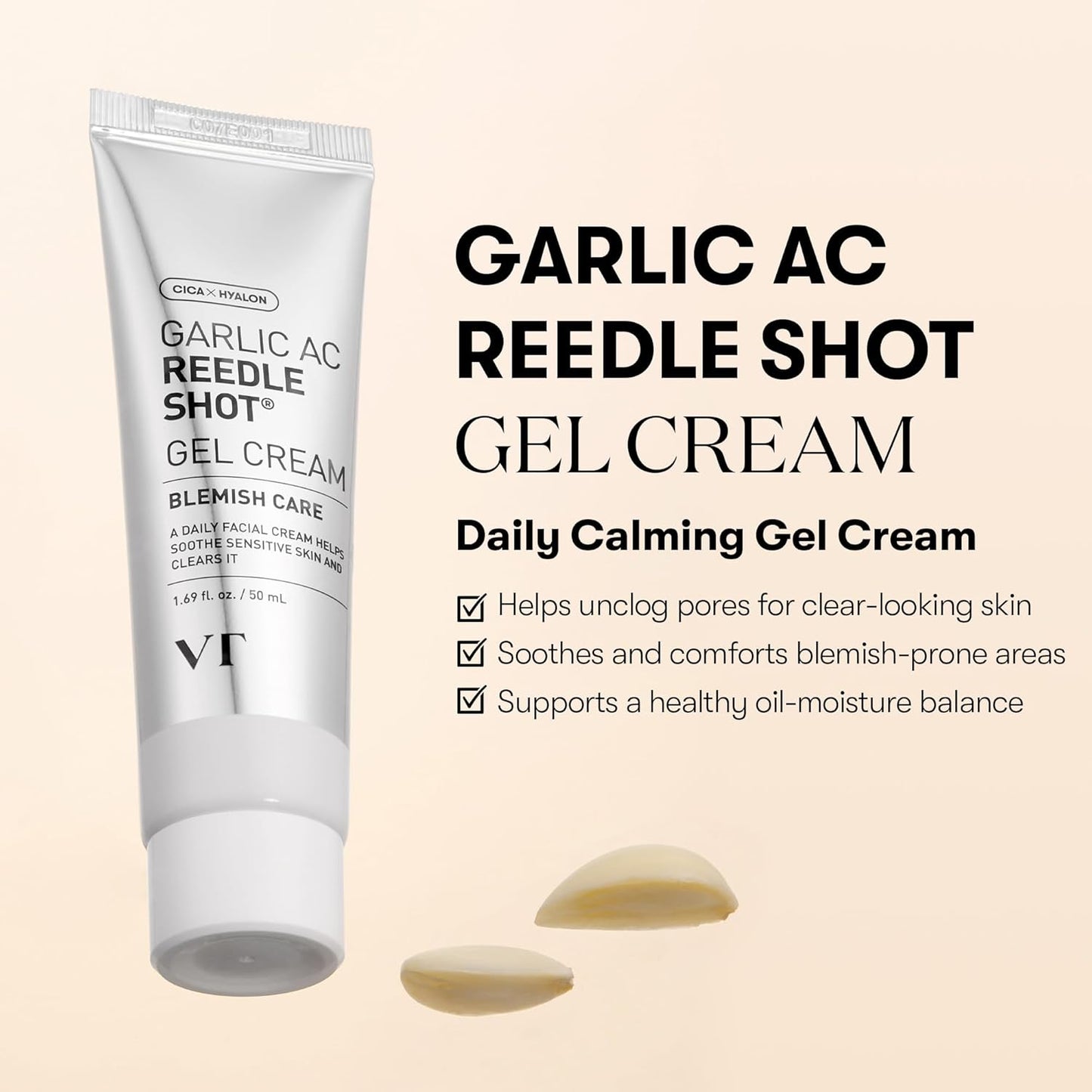 VT Cosmetics VT Garlic AC Riddle Shot Gel Cream 50ml