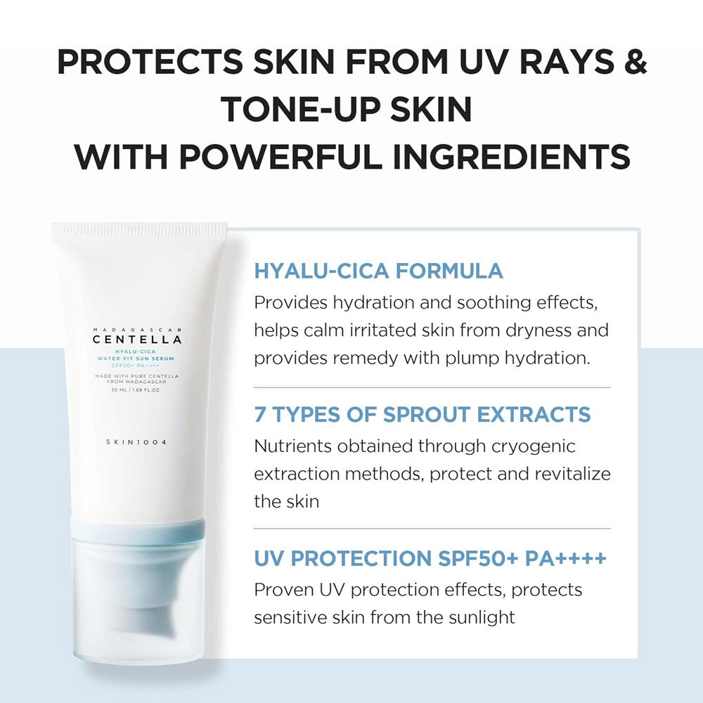 Skin 1004 Madagascar Centella Hyalu-Cica Water-Fit Sun Serum 50ml
